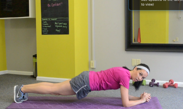 Weekly Exercise: Plank Variation Two