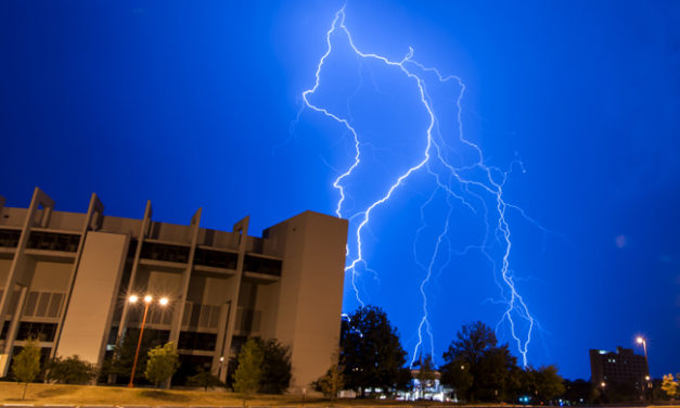 A Summer Storm at Assembly Hall