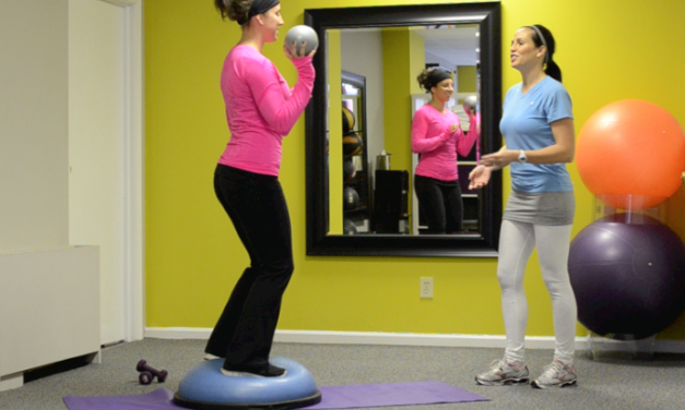 Exercise of the Week: Posture with a Weighted Ball