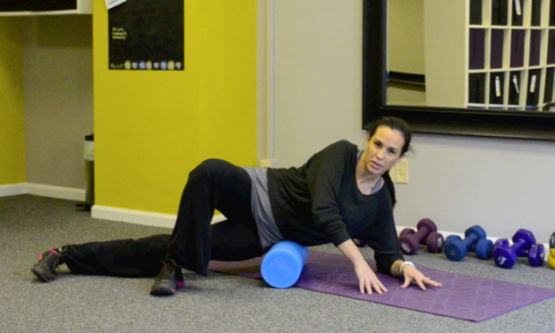 Weekly Exercise: Stretching the IT Band with a Foam Roller