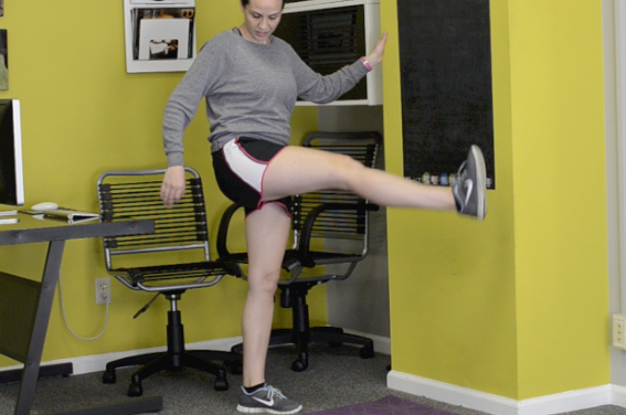 Weekly Exercise: Workday Stretching and Strengthening of the Hips and Glutes