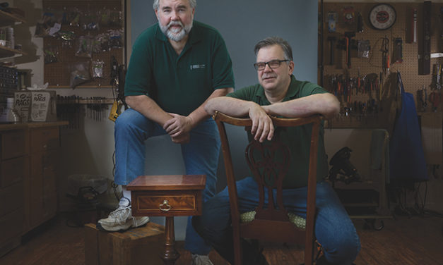 How Mid-Life Crisis Led Owner to Open Monroe Furniture Restoration