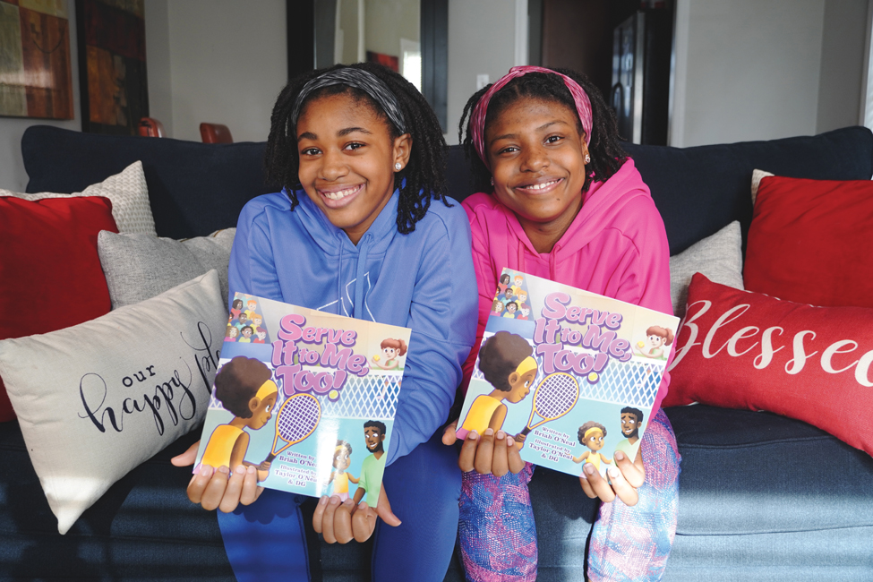 Two Teenagers Talented At Tennis, Art, and Life